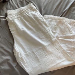 Old Navy Linen Pants W/ Pockets
